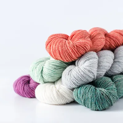 Camper: Fingering weight 100% wool yarn
