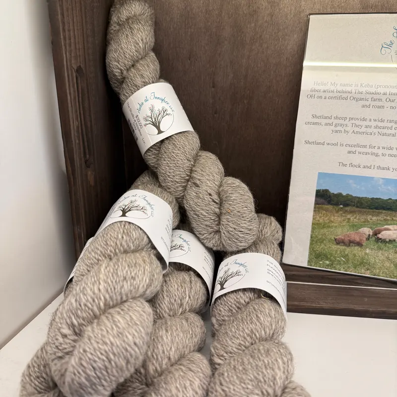 The Studio at Innisfree - Local Worsted Weight 100% Shetland Wool